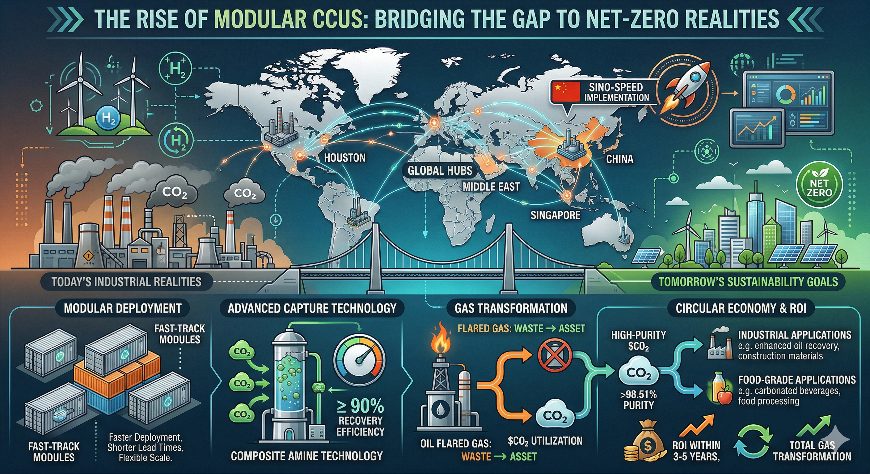 The Rise of Modular CCUS: Bridging the Gap to Net-Zero Realities